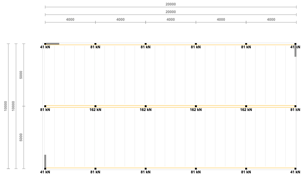 Lagerbühne 10x20 m – Unterkante 3,00 m | 500 kg/m² | Inkl. Zubehör