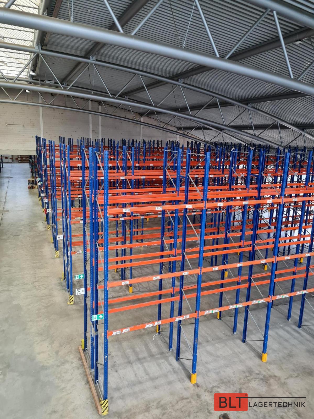ca. 100,80 lfm, H: 620cm Arestant / AR Racking Palettenregale, 432 Palettenplätze , Schwerlastregale, Hochregale, Industrieregale, Regale sofort ab Lager