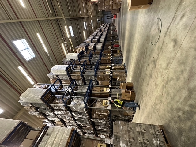 100,80 lfm, H: 655cm, SSI Schäfer PR600 Palettenregale