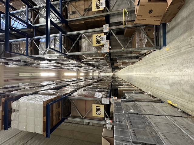 ca. 19,6 lfm, H: 980cm, SSI Schäfer PR600 Palettenregale