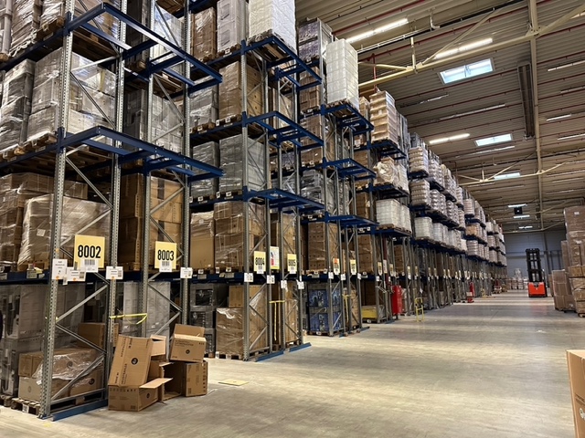 100,80 lfm, H: 655cm, SSI Schäfer PR600 Palettenregale
