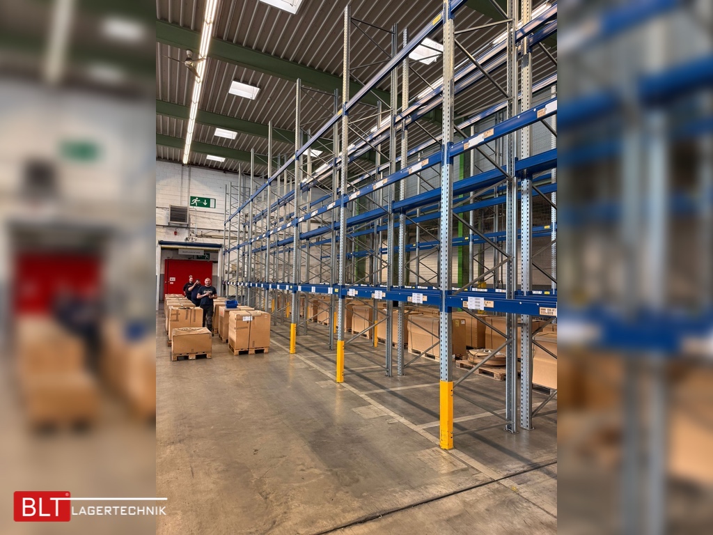 Bito P4 Palettenregal – ca. 31,10 lfm | Höhe 6,80 m | Boden + 3 | Gebrauchtware