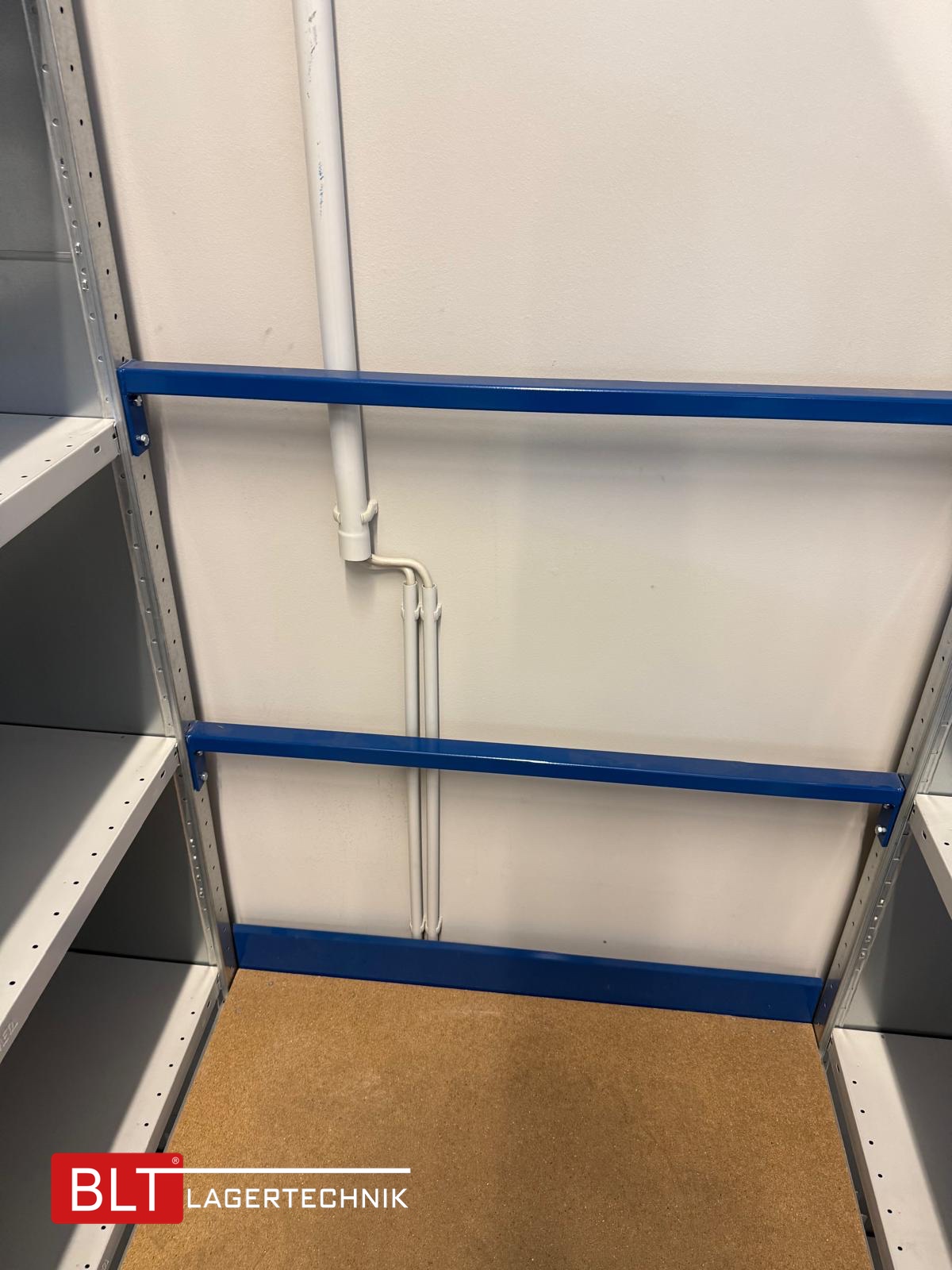Fachbodenregal Geschossanlage 2 Ebenen META | ca. 20 x 14 m | 500 kg/m² Belastung
