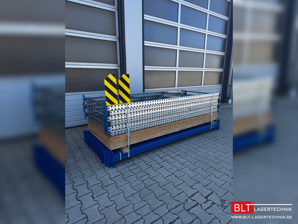 SSI Schäfer PR600 – ca. 14 lfm | Höhe 2,70 m | Boden + 2 Ebenen | Einmaliges Paket | Palettenregal gebraucht kaufen