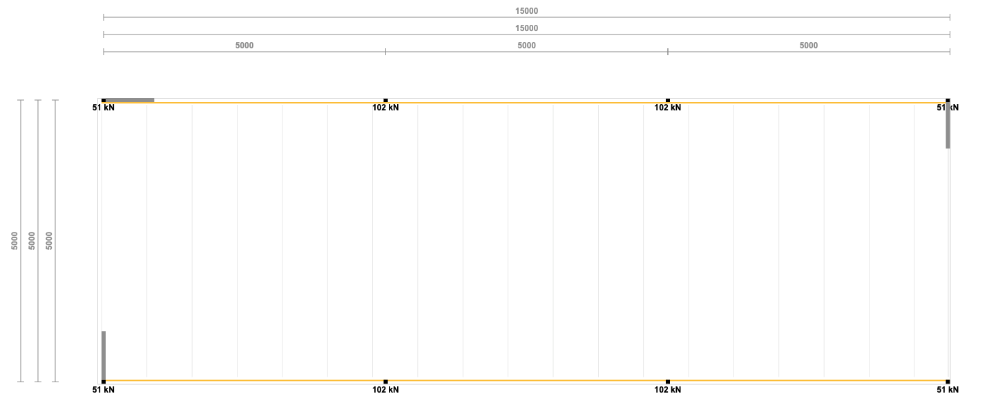 Lagerbühne 5x15 m – Unterkante 2,5 m | 500 kg/m² Traglast | Systembühne Neu