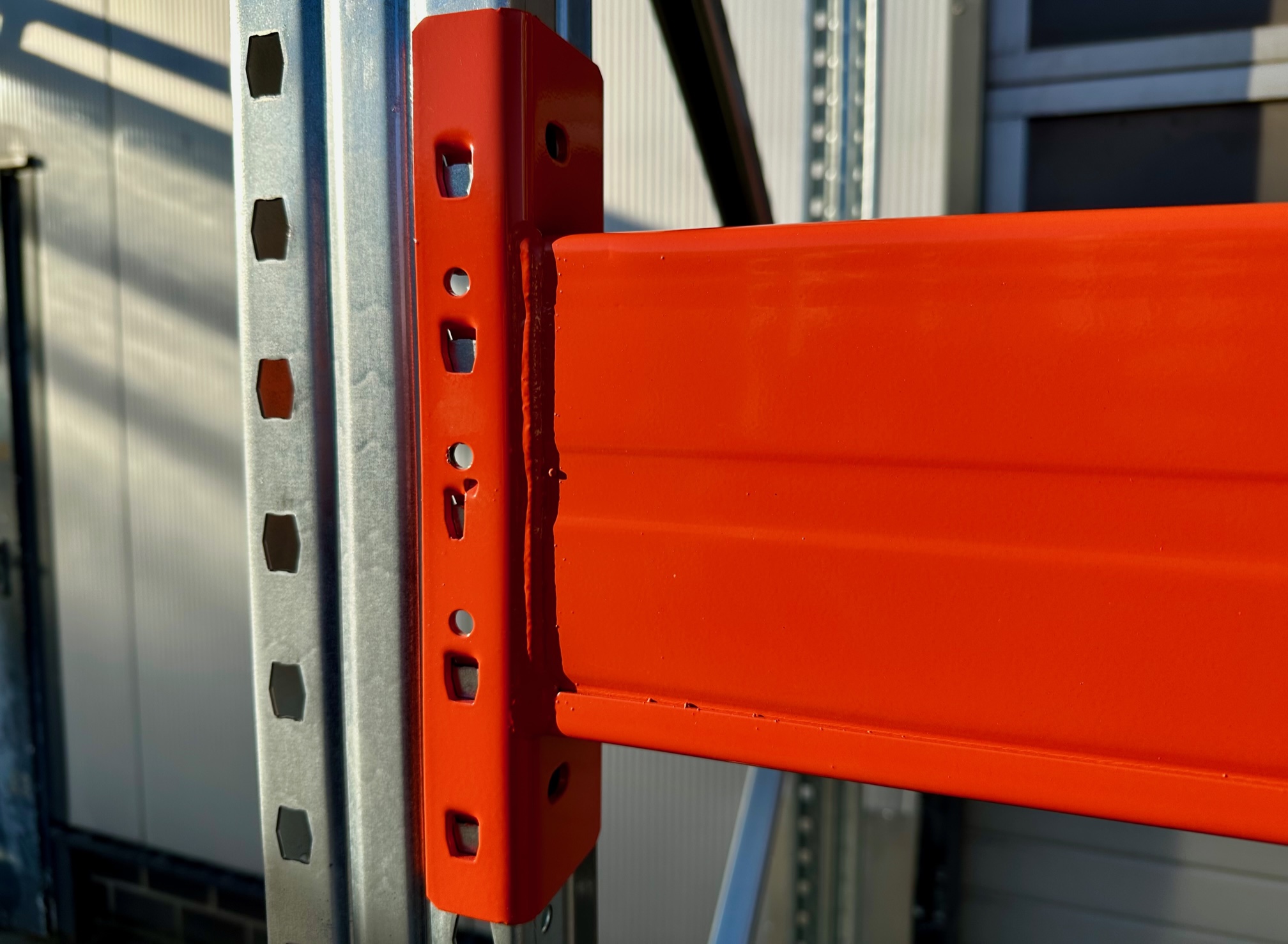 Palettenregal – ca. 100,16 lfm | Höhe 500 cm | Boden + 3 | 4500 kg Fachlast