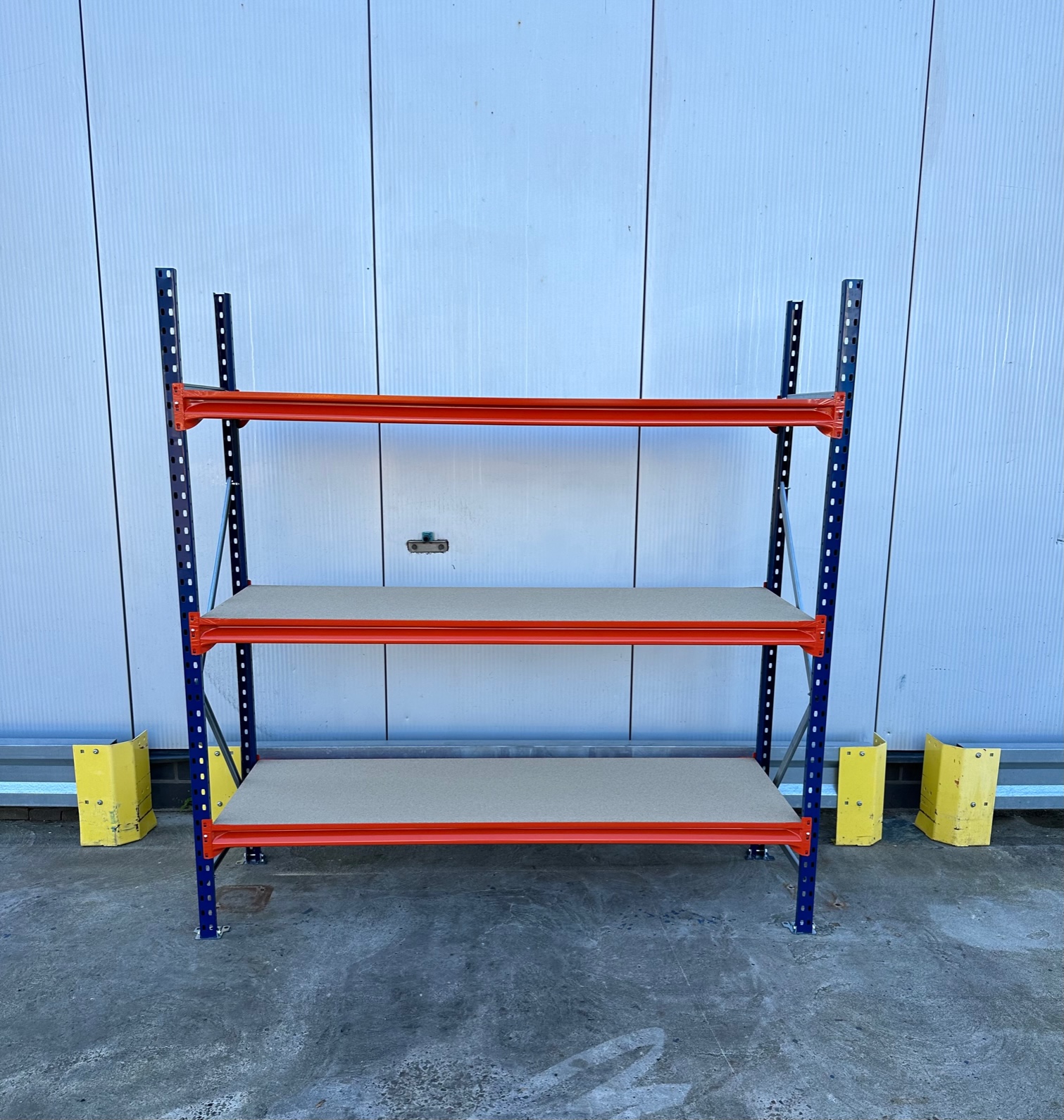 Weitspannregal Grundfeld – ca. 1,95 lfm | Höhe 200 cm | Tiefe 60 cm | 3 Ebenen | 400 kg Fachlast