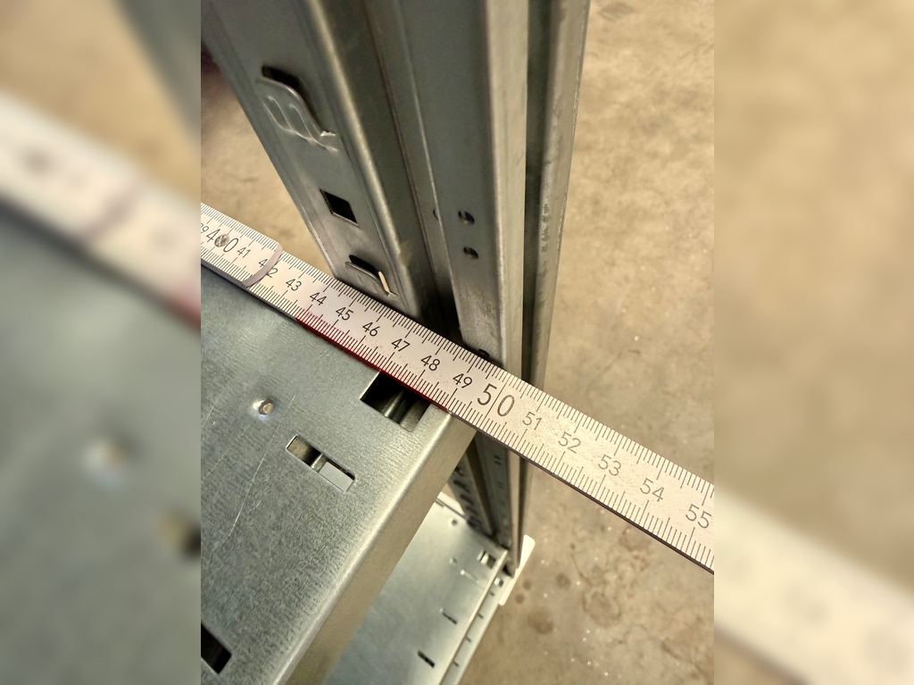 ca. 5,20 lfm. SSI Schäfer R3000 Fachbodenregal | 2,49 m hoch | 50 cm tief | 150 pro Boden